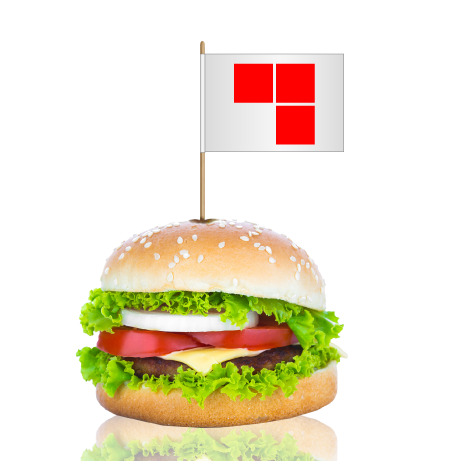 Burgerfahnen | ca. 15 cm | beidseitig bedruckt
