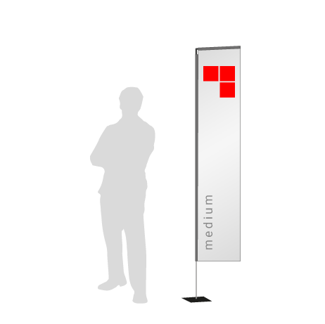 Beachflag Rechteck