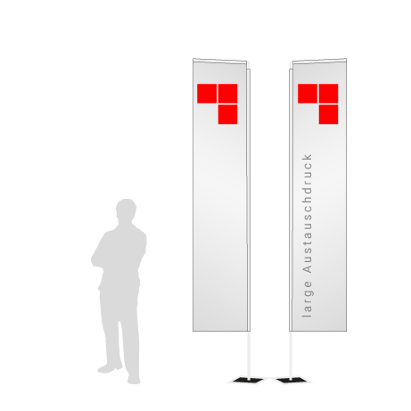 Beachflag Rechteck